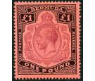 SG55. 1918 £1 Purple and black/red. Choice superb fresh mint wi