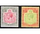 SG111-112. 1927/9. 4/- and 5/-. Superb fresh mint...