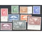 SG59-67. 1935 Set of 9. Brilliant fresh U/M mint...