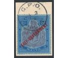 SG120. 1921 2/- Purple and blue/blue. Brilliant used on piece...