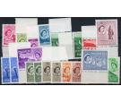 SG293-306. 1953 Set of  15 plus shades. Brilliant U/M mint...