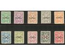 SG D11s-D20s. 1925 Set of 10 'SPECIMEN'. Superb U/M mint...