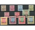 SG O16-O27. 1929 Set of 11. Choice brilliant fresh mint...