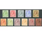 SG129-139. 1913 Set of 11. Brilliant fresh mint...