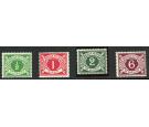 SG D1-D4. 1929 Set of 4. Brilliant fresh U/M mint...