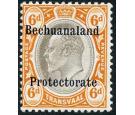 SG F1. 1910 6d Black and brown-orange. Superb mint with beautifu