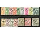 SG190-203. 1932 Set of 16. Brilliant fresh U/M mint...