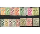 SG190-203. 1932 Set of 16. Superb fresh mint...