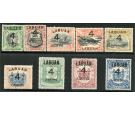 SG102-110. 1899 Set of 9. Choice superb fresh mint...