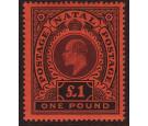 SG171. 1908 £1 Purple and black/red. Superb fresh mint...