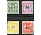 SG F187-F190. 1940 Set of 4. Brilliant fresh U/M mint...