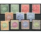 SV41-50. 1908 Set of 8 plus all shades, superb fine used...