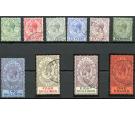 SG76-85. 1912 Set of 10. Superb fine used...