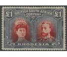 SG179. 1910 £1 Red and black. Perforation 15. Superb perfectly 