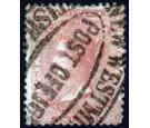 SG2. 1860 2 1/2d Deep reddish rose. Very fine used...