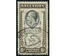 SG27a. 1934 8d Black and sepia. 'Teardrops Flaw'. Superb fine us