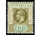 SG74a. 1913 12c Olive-sepia and dull green. Split 'A'. Brilliant