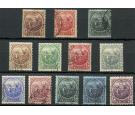 SG213-228. 1921 Set of 12. Very fine used...