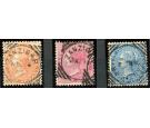 SG Z40,Z42,Z43. 1865-73. All with very fine strizres of Type Z4.