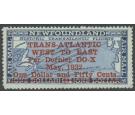 SG221. 1932 $1.50 on $1 Deep blue. "DO-X". Brilliant U/M mint...