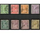 SG91-98. 1925 Set of 8. Very fine used...