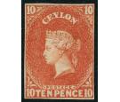 SG9. 1857 10d Dull vermilion. Very fine fresh mint...