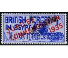 SG A10. 1935 1p Ultramarine. Very fine used...