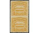 SG4a. 2 1/2d Orange-yellow. 'Imperforate Between, Vertical Pair'