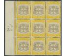 SG36a. 19045d Grey and yellow. 'SER.ET' for 'SERVIET'. Brilliant