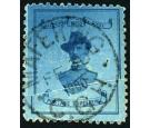 SG21 Variety. 1900 3d Pale blue/blue 'Cracked Plate'. Superb fin