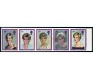 SG2021ab. 1998 26p Multicoloured. U/M  horizontal strip of 5...