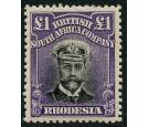 SG243. 1913 £1 Black and violet. Superb well centred mint...