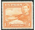 SG154a. 1944 1pi Orange. Brilliant fresh U/M mint...