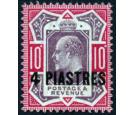 SG10a. 1902 4pi on 10d Dull purple and carmine 'No Cross On Crow