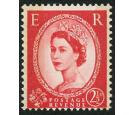 SG606 Variety.  2 1/2d Carmine-red. TRIAL. Superb U/M mint...