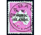 SG117. 1919 10/- Grey and bright pink. Superb fine used...