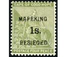 SG5. 1900 1s on 4d Sage-green. Superb fresh mint...