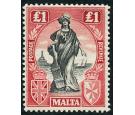 SG139. 1922 £1 Black and carmine-red. Brilliant fresh U/M mint.