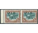 SG65ba. 1927 2/6 Green and brown. Without stop after 'A'. Superb