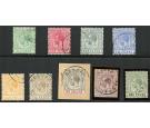 SG81-89. 1912 Set of 9. Very fine used...