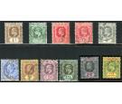 SG36-45. 1907 Set of 10. Superb used...