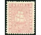 SG29. 1860 1c Pale rose. Superb fresh mint...