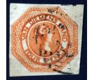 SG10. 1854 4d Orange. Superb fine used......