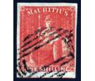 SG34. 1859 6d Dull vermilion. Brilliant fine used with very larg