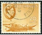 SG140ba. 1942 20c Brown-ochre. 'Hankerchief Flaw'. Superb fine u