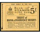 SG BC4. 1937 (March). 5/- Booklet (Edition 17). Superb fresh...