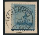 SG17. 1900 1d Pale blue/blue. Superb fine used on piece...