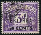 SG ED9w. 1950 30c on 3d Violet. 'Watermark Inverted'. Superb fin