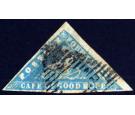 SG14b. 1861 4d Pale bright blue. Very fine used with excellent c