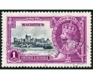 SG248h. 1935 1r Slate and purple. 'Dot by flagstaff'. Superb use
